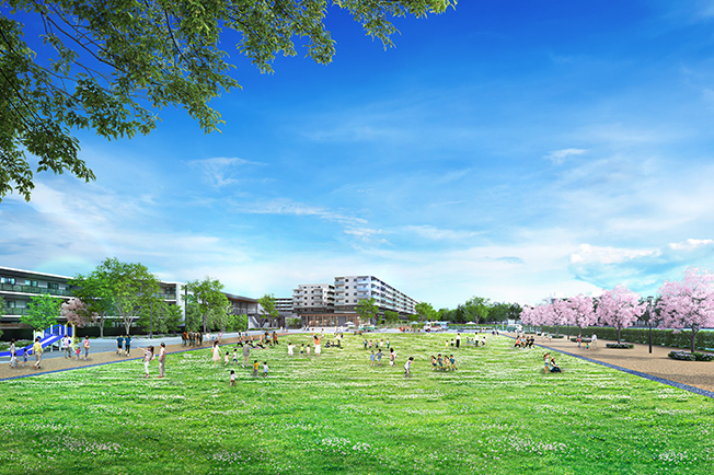 キャンパスパーク（広場）完成予想CG