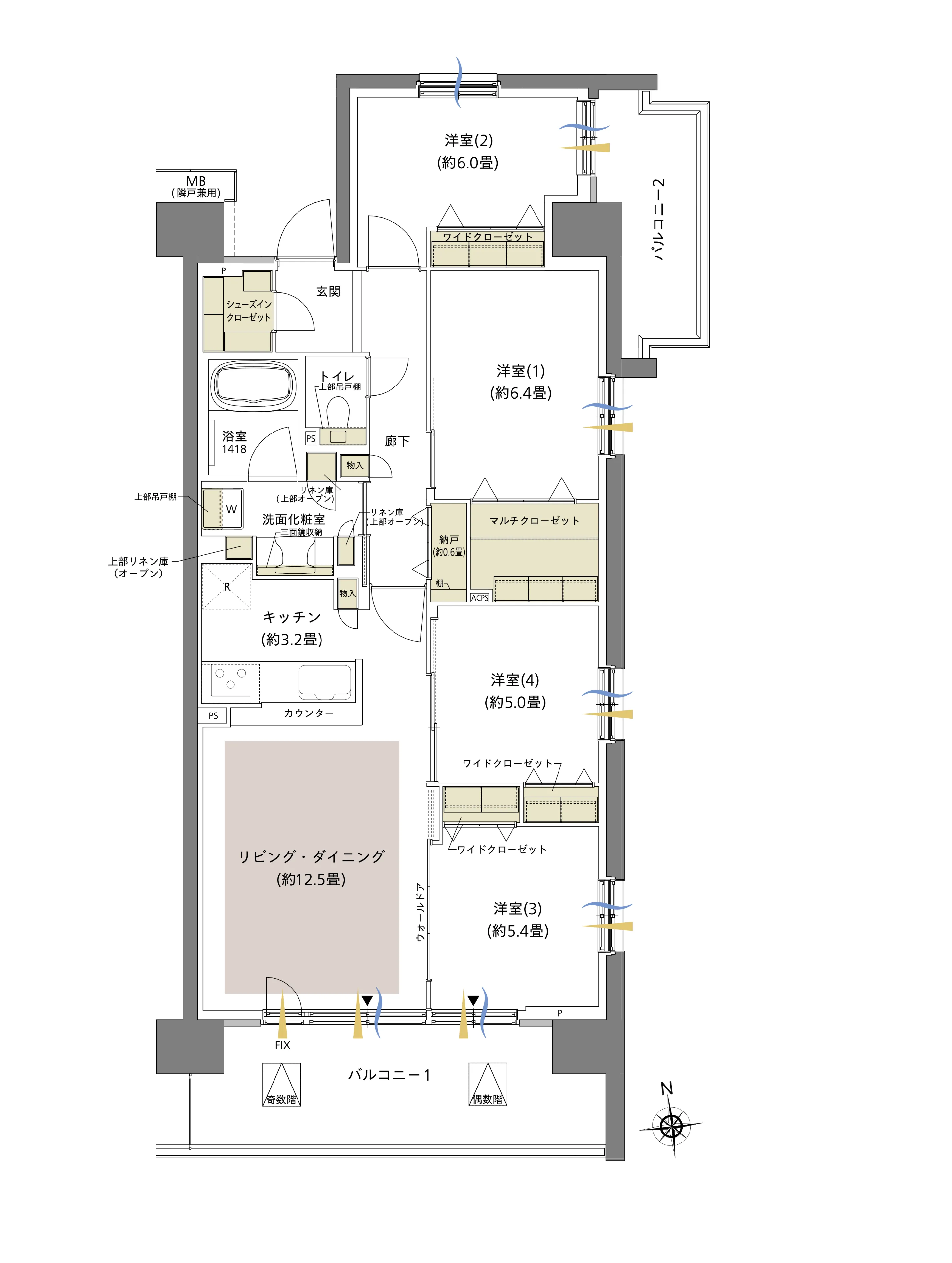 1O1type 間取り図