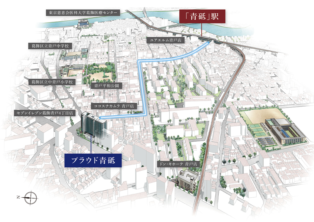 立地概念図
