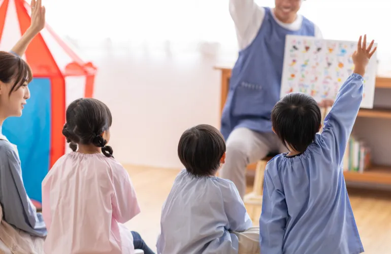幼稚園にいる子ども