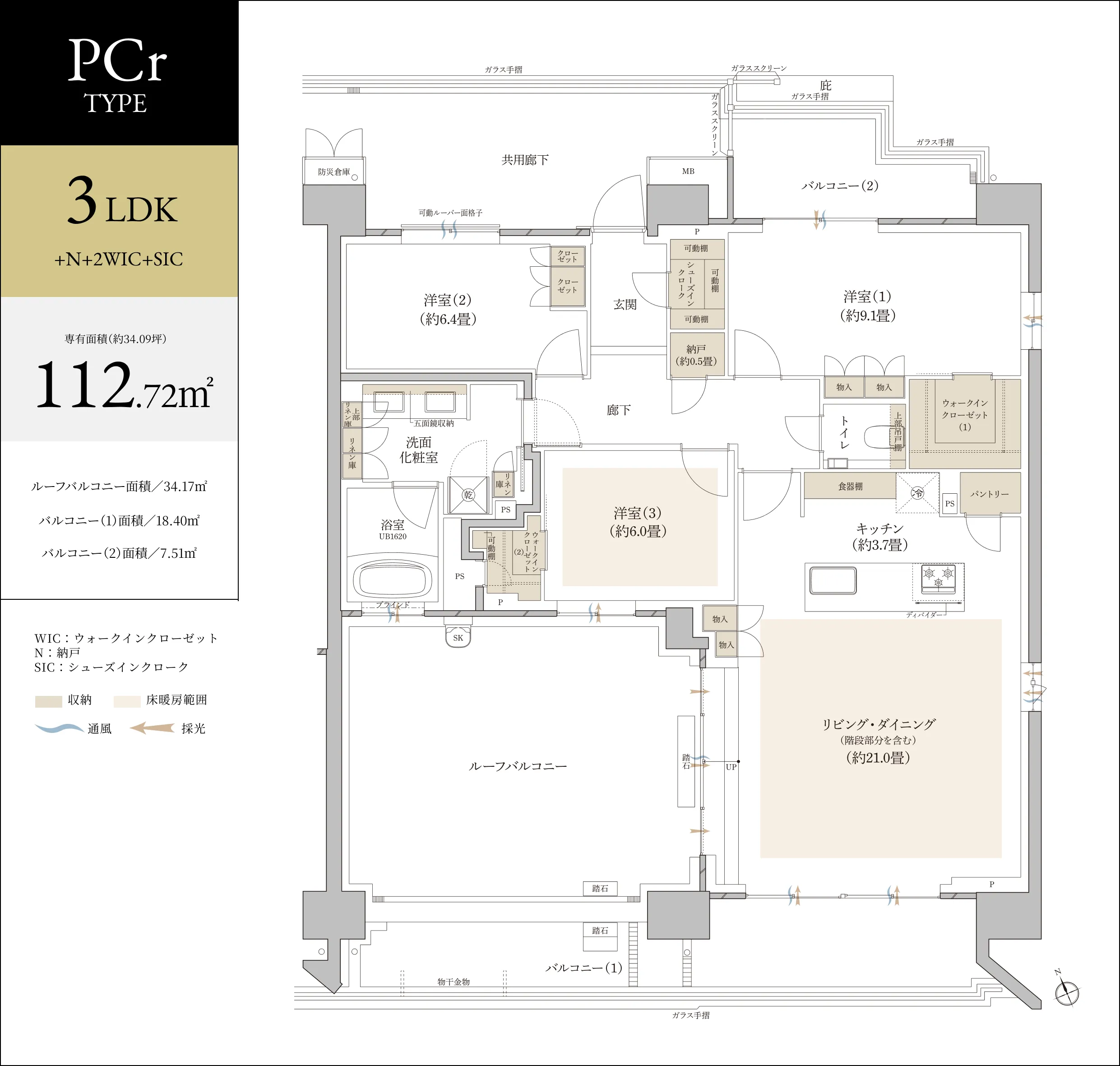 PCrタイプのスペック情報