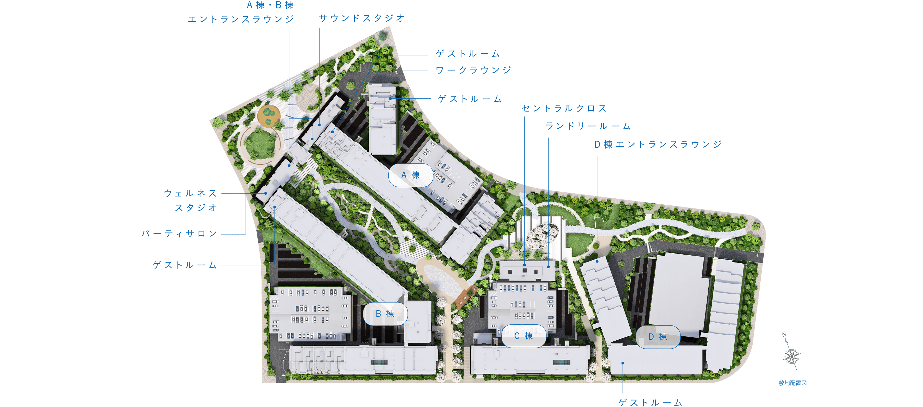 敷地配置図