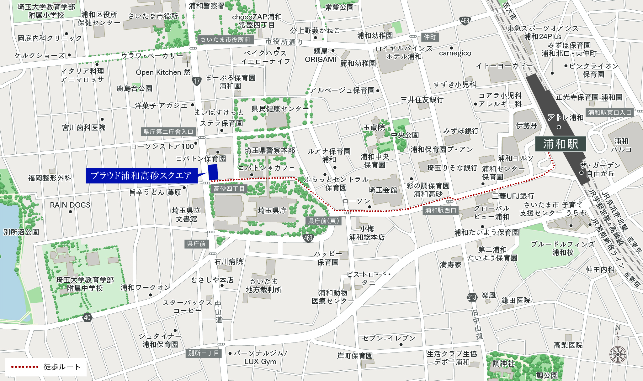 現地案内図