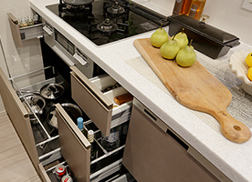 調理スペース拡大