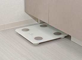 ヘルスメーター収納スペース