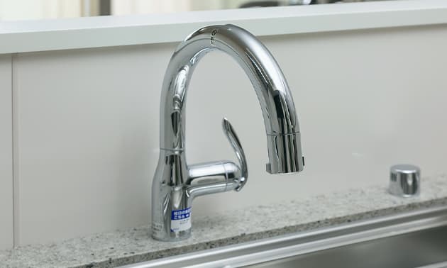浄水機能付きタッチレスシャワー水栓