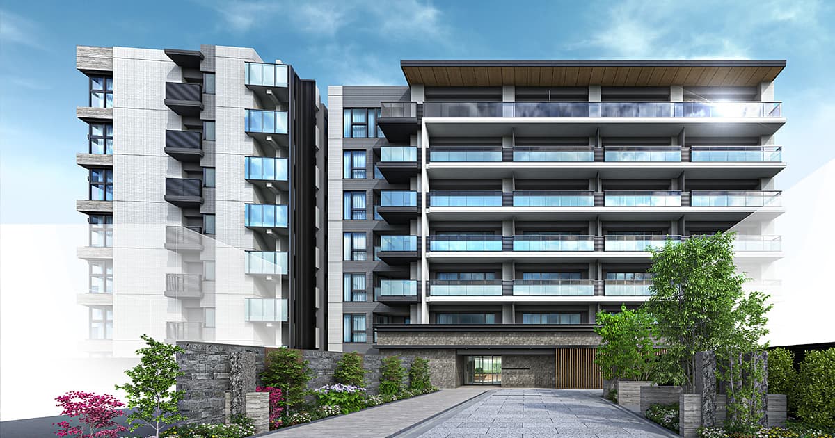 「プラウド府中晴見町」外観完成予想CG