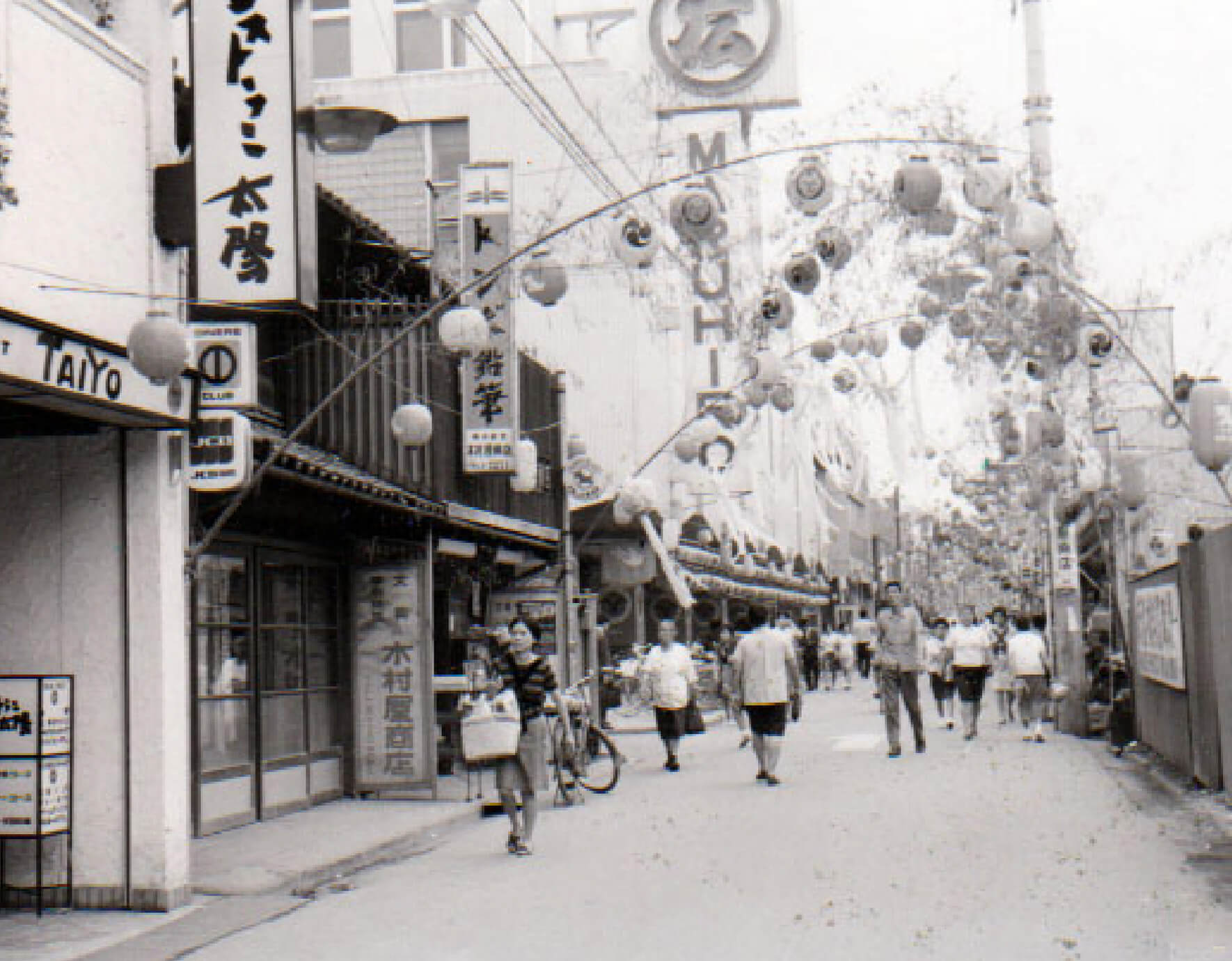 昭和44年7月のクレアモール商店街
