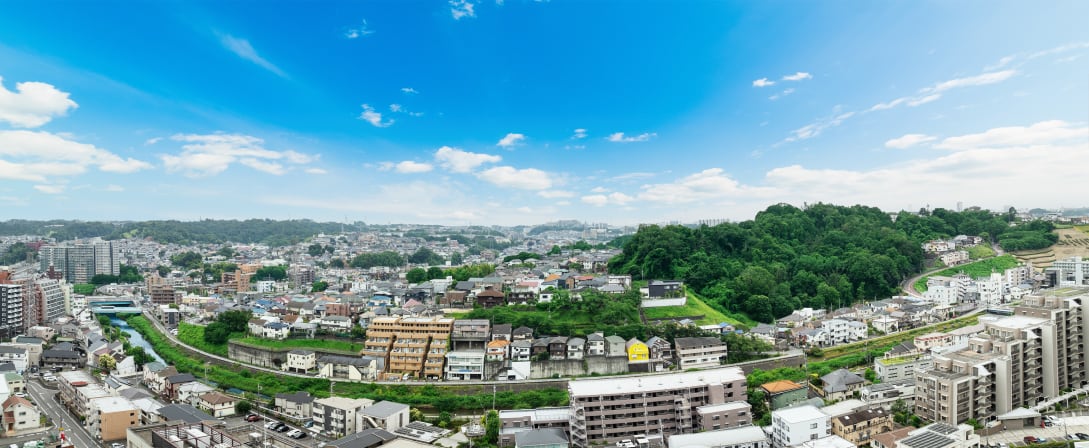 現地18階相当からの眺望