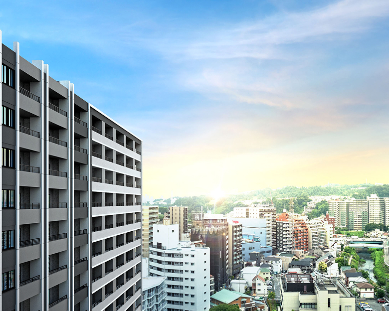 バルコニー外観完成予想図