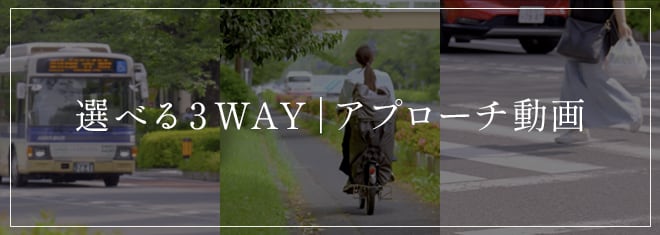 選べる3WAY|アプローチ動画