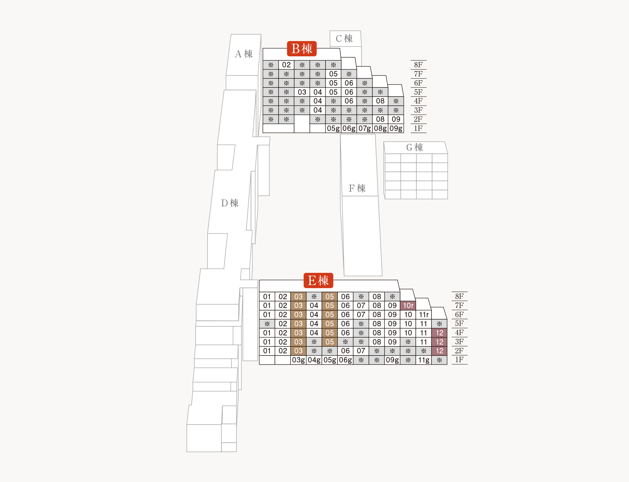 東面敷地配置図