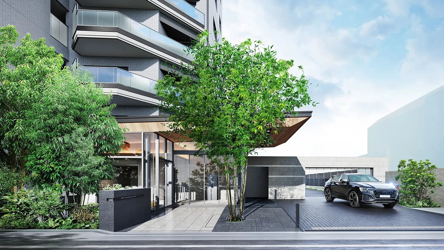 エントランスの完成予想CG