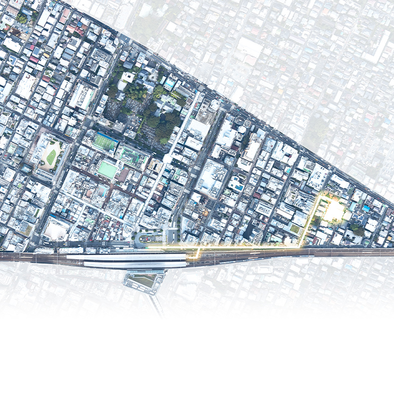 現地周辺航空写真(2024年11月撮影) ※1:利用時間7:30~22:00、2025年2月よりIC専用