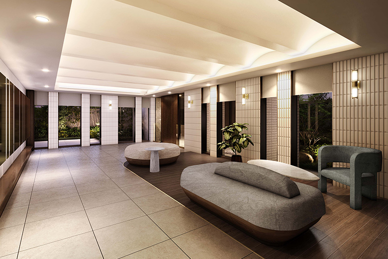 エントランスホール完成予想CG