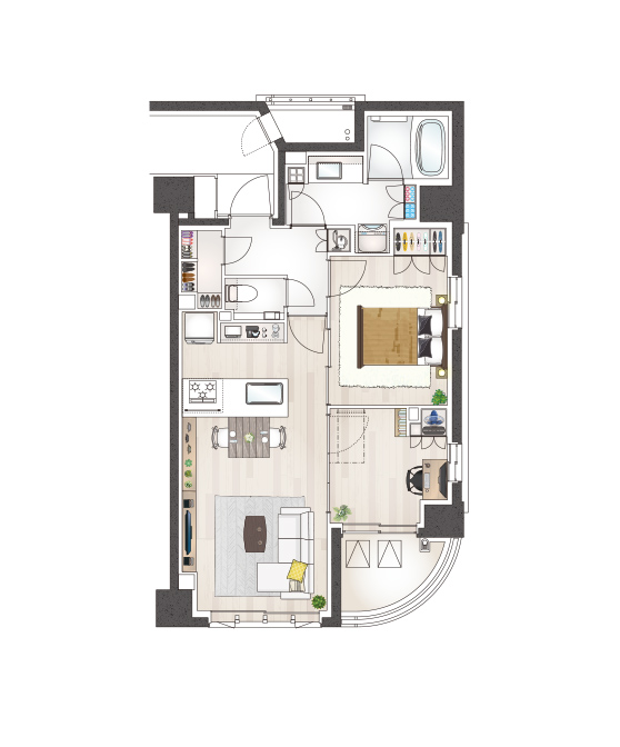 F TYPE 家具イラスト