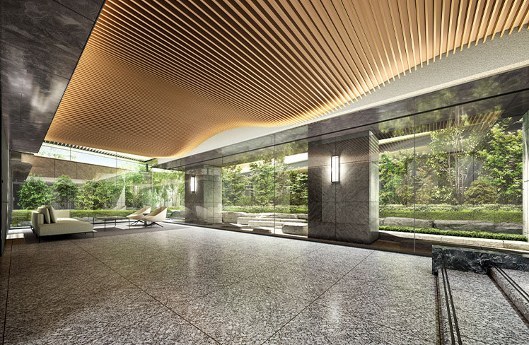 エントランスホール完成予想CG