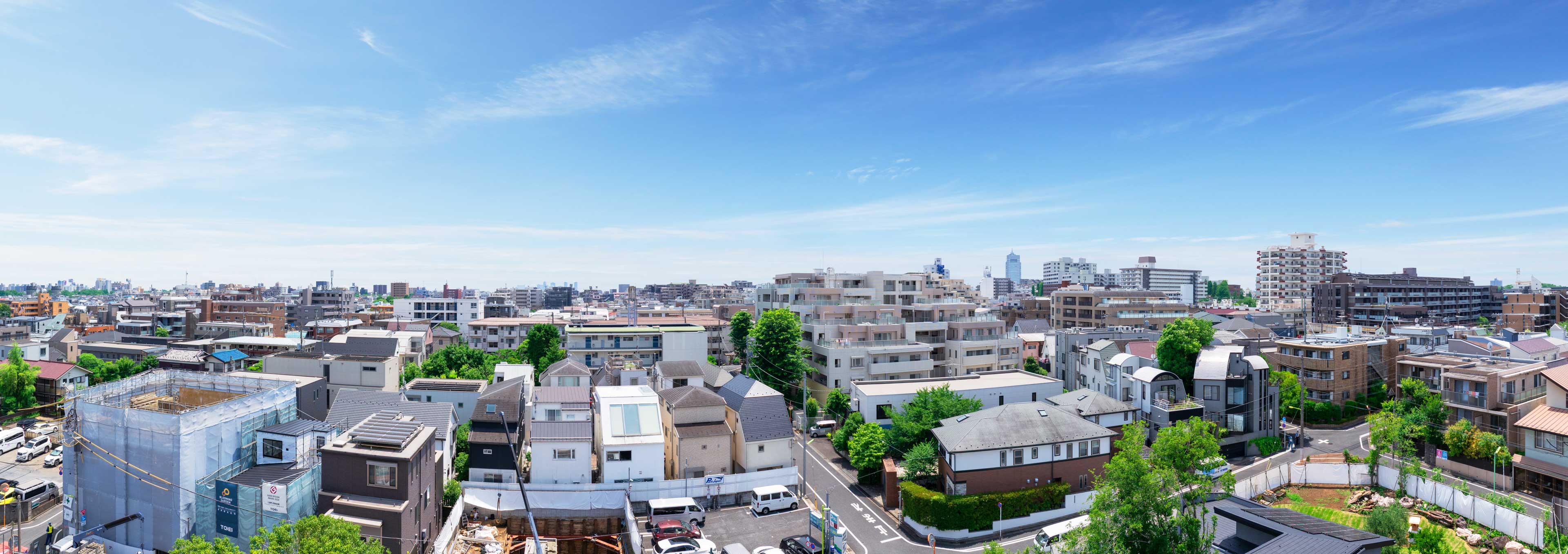 日中パノラマ眺望写真（7階相当より撮影）