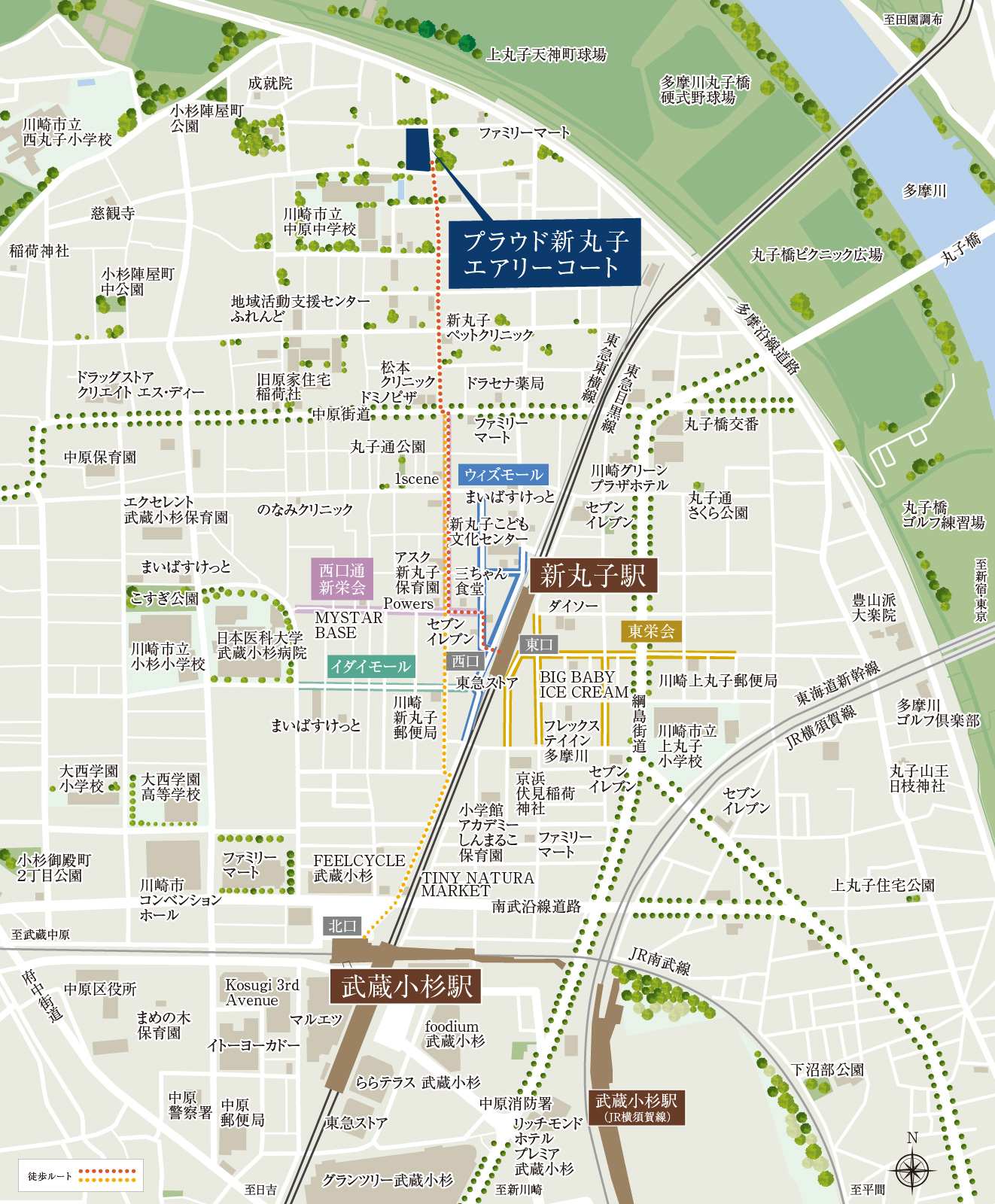 現地案内図