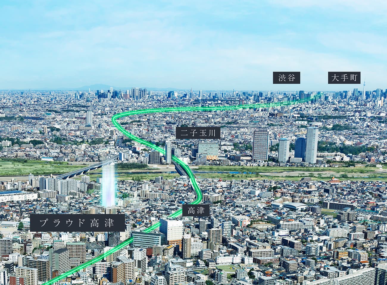 現地周辺の航空写真（2025年2月撮影）
