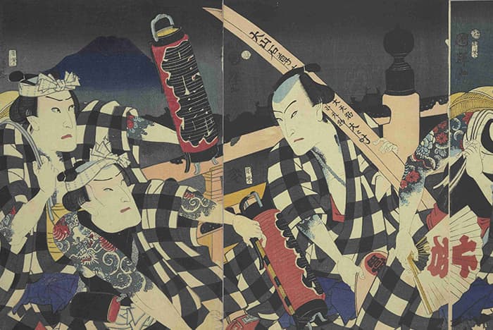 大山参詣 日本橋之圖出典:東京都立図書館