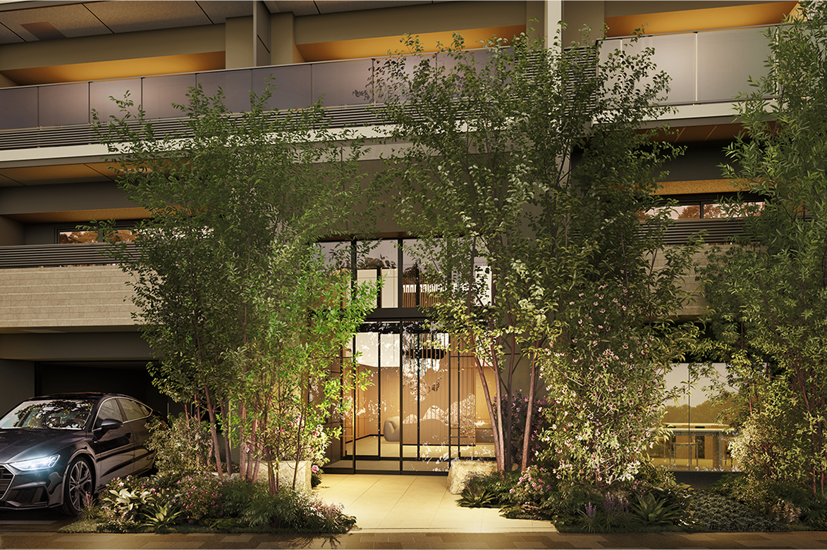 エントランスアプローチ完成予想CG