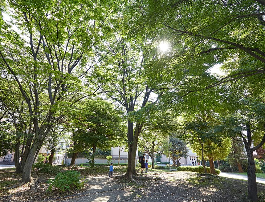 溝口緑地（約200m／徒歩3分）