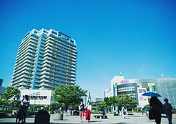 「検見川浜」駅前（徒歩11分・約870m）