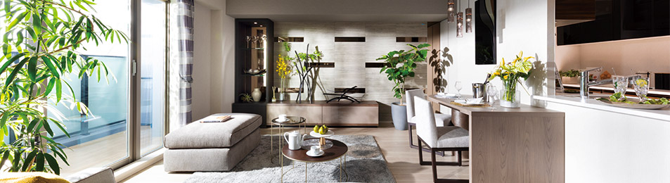 リビング・ダイニング（Oタイプ／分譲済｜2024年6月撮影）