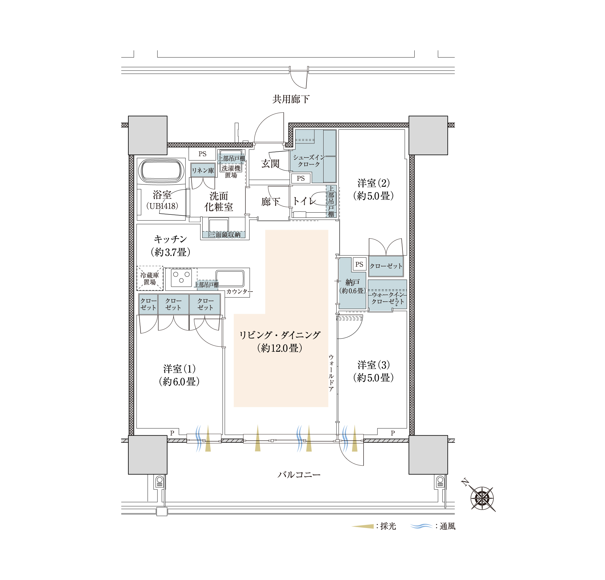 C2type間取り図