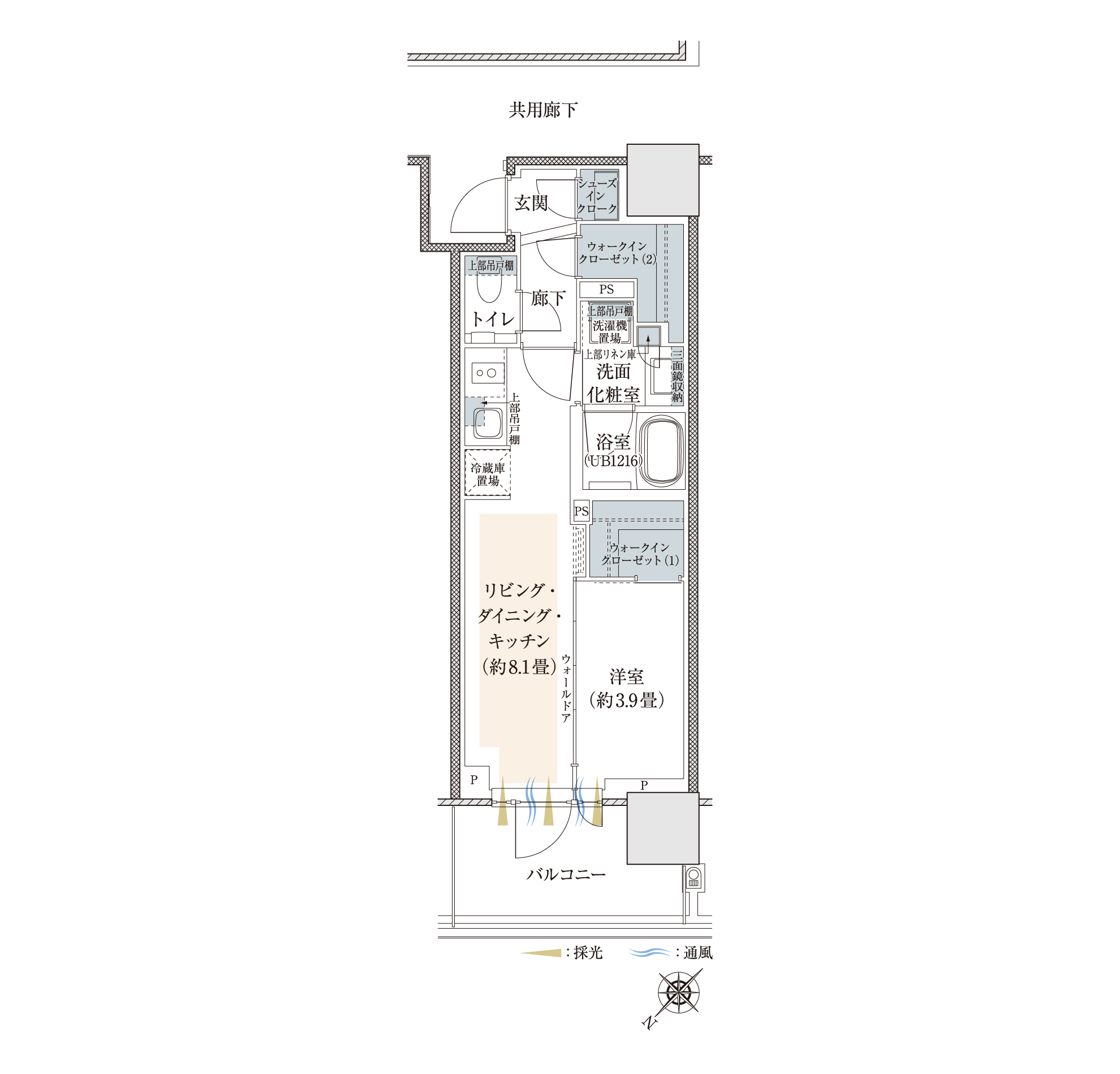 N1type間取り図