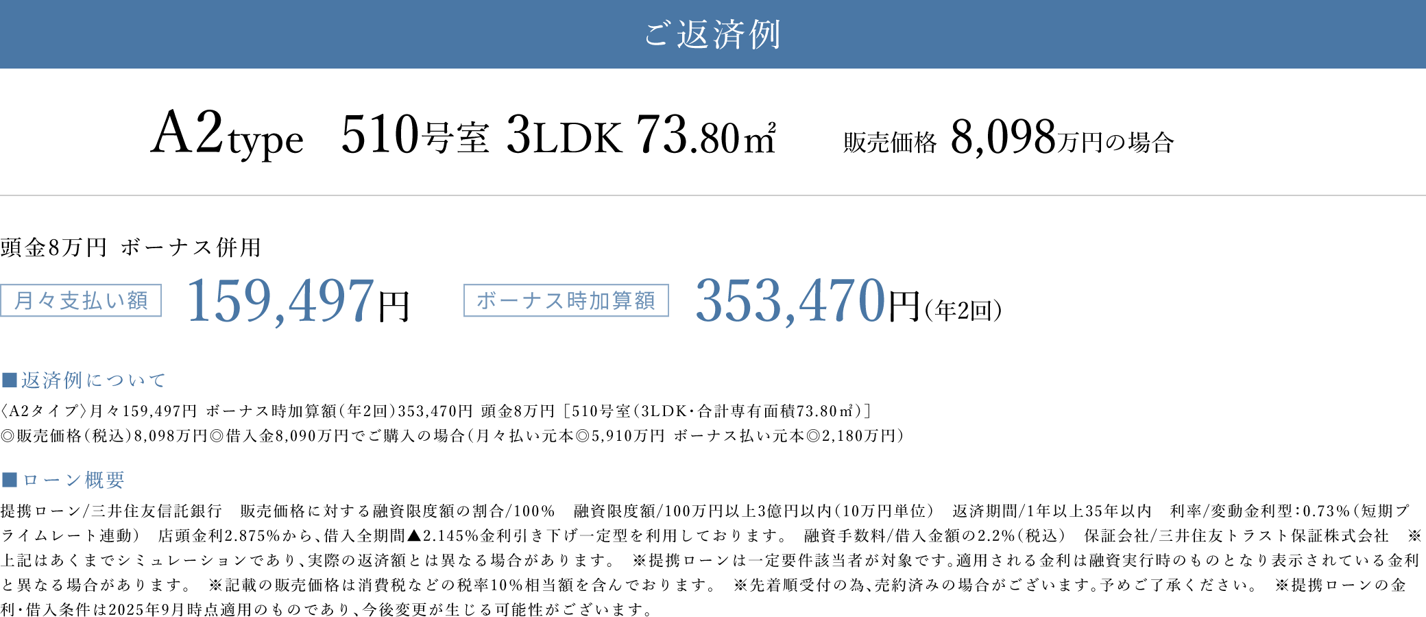 返済例