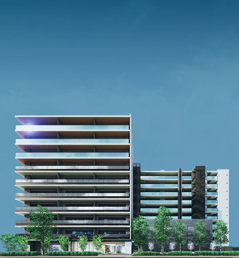 外観（北東側）完成予想CG