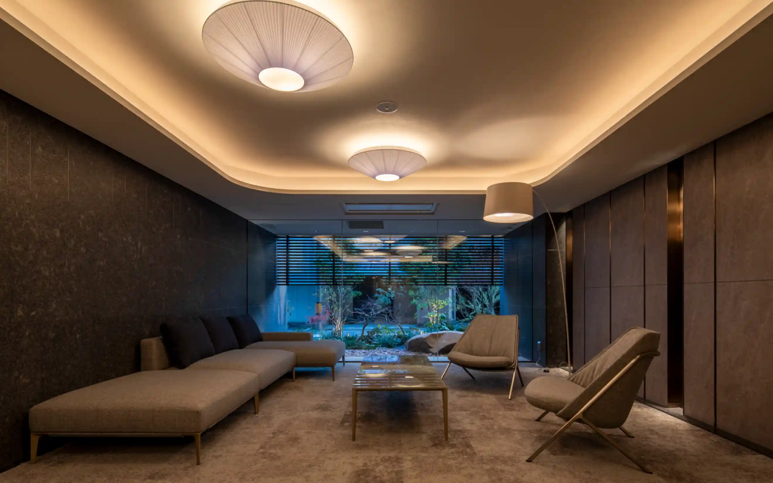 エントランスラウンジ（2026年2月撮影）