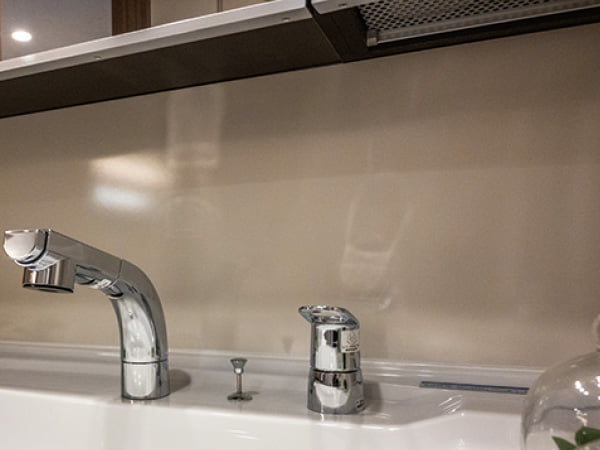 三面鏡下ホーロー貼り