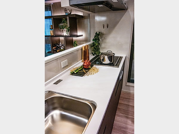 調理スペース拡大