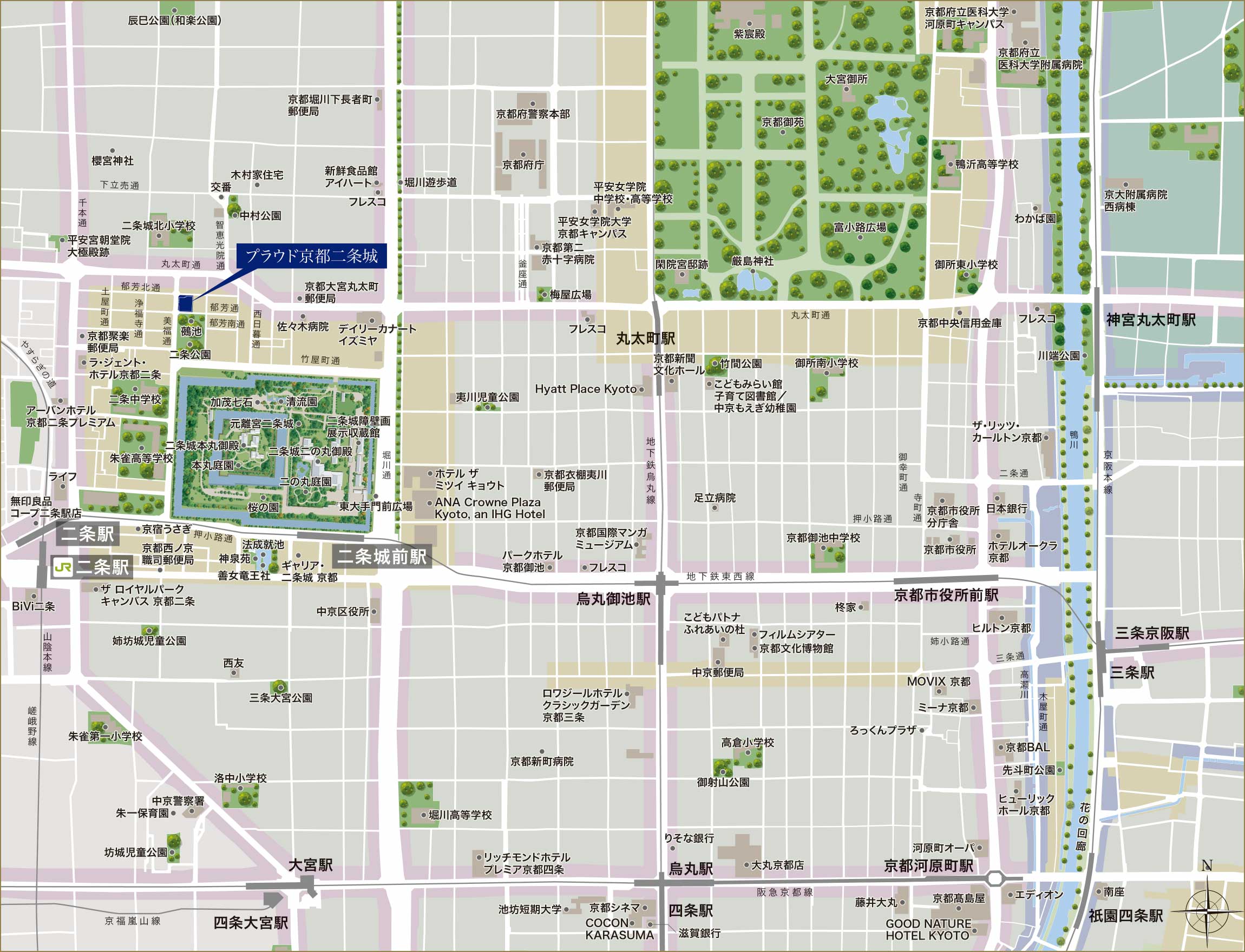 現地案内図