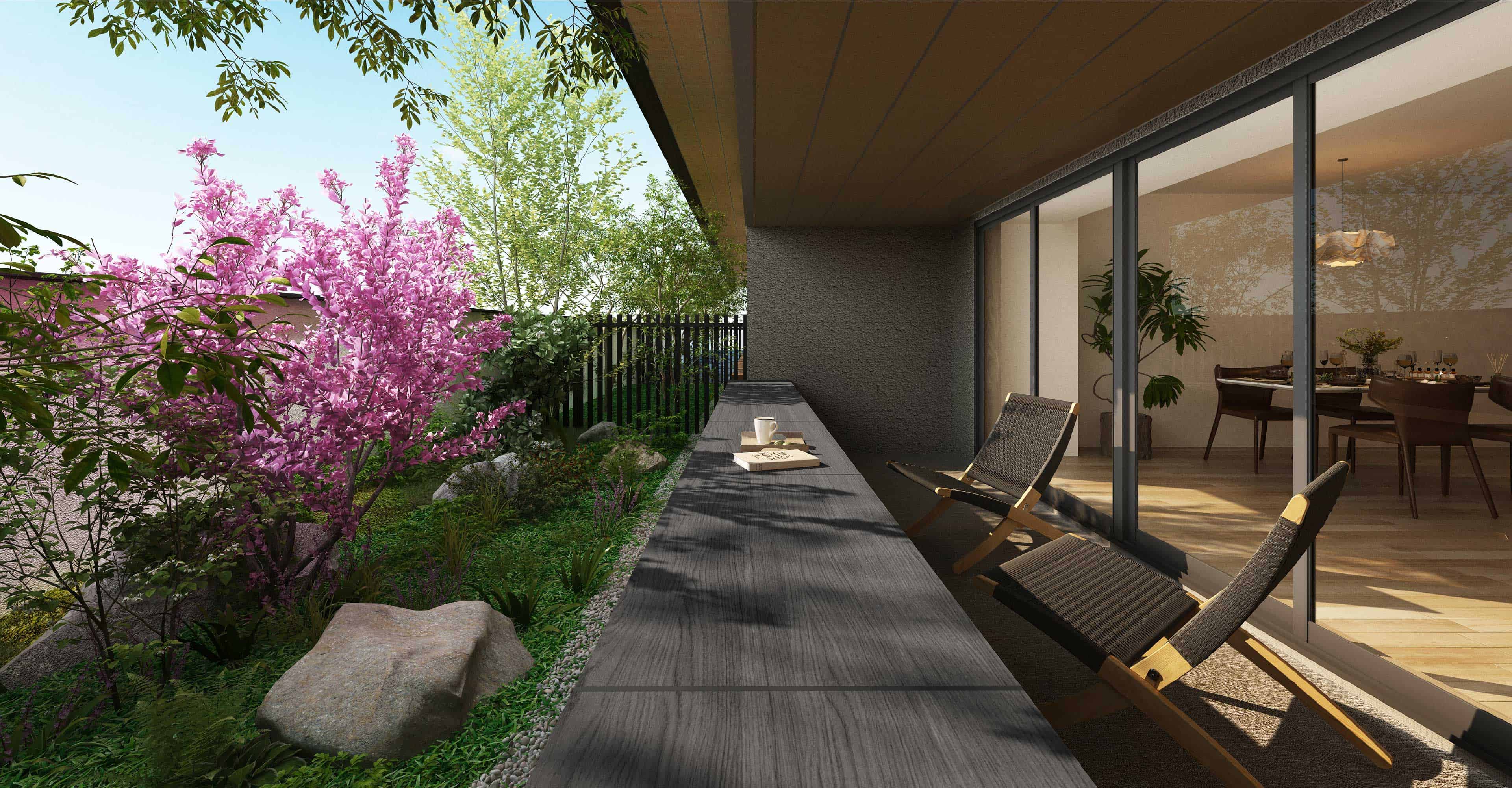 バルコニー完成予想CG