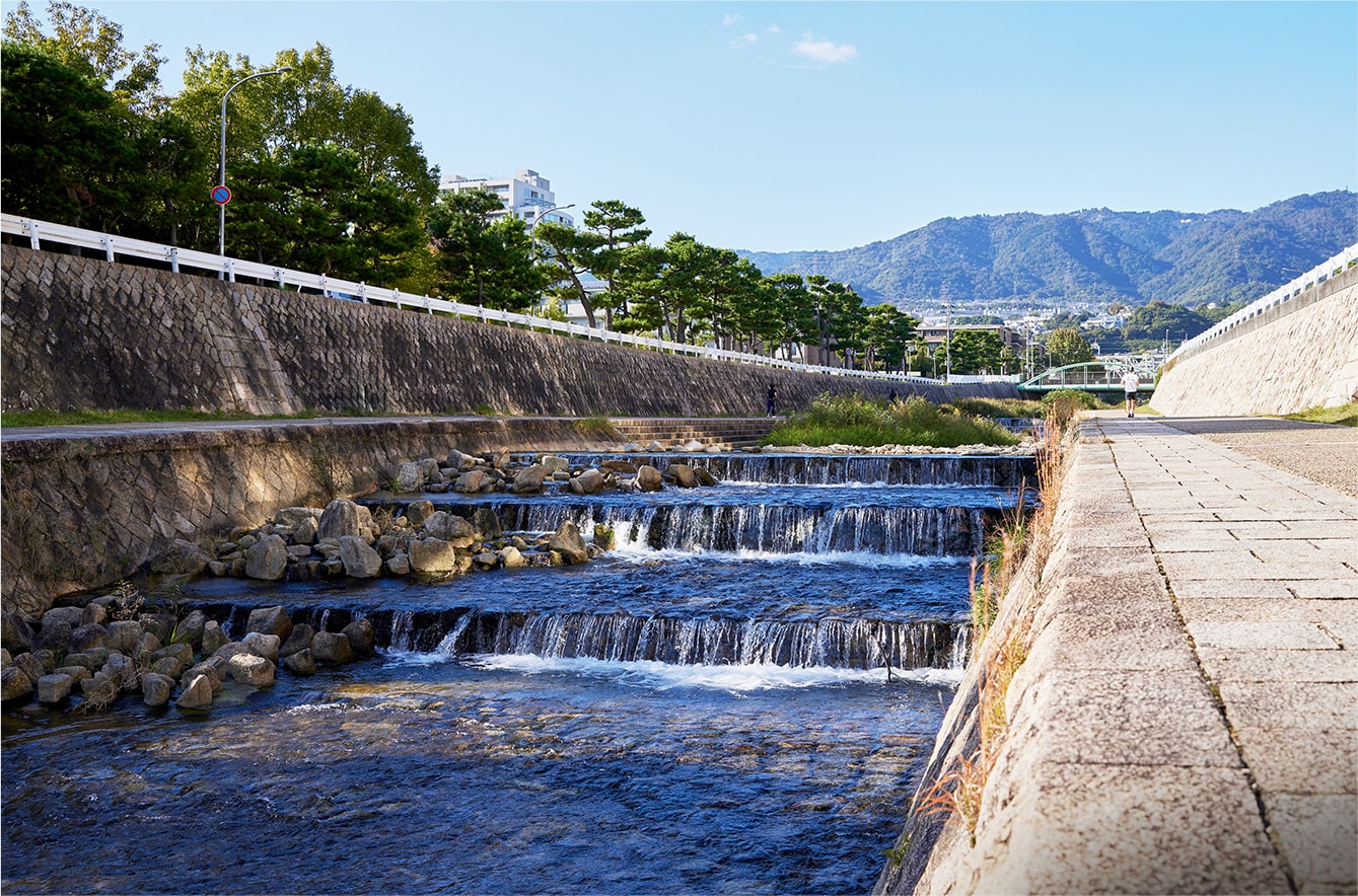 住吉川（徒歩5分／約350ｍ）