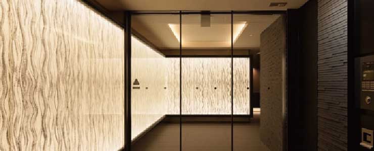 京友禅ガラス / 木村染匠（施工事例）