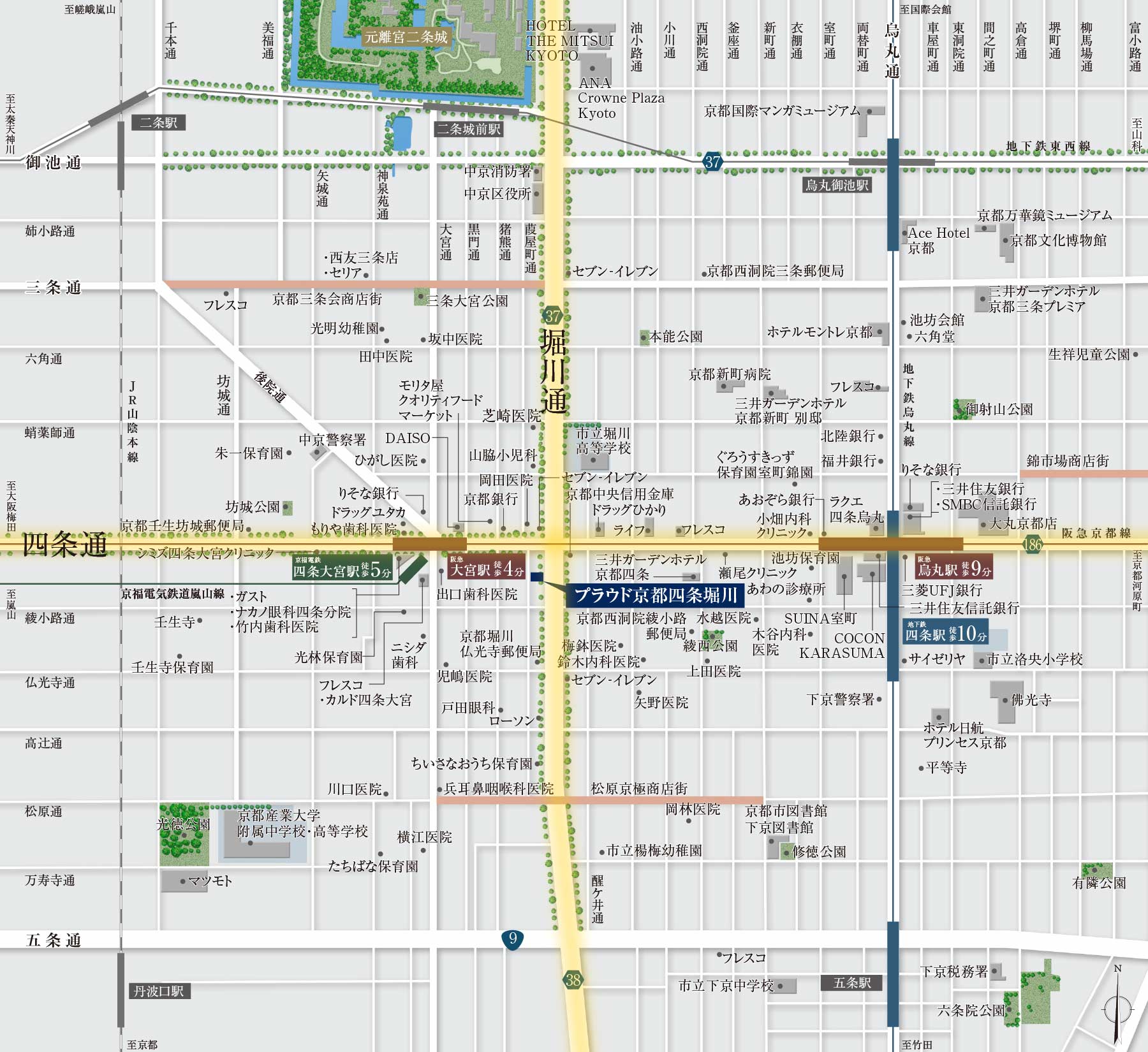 現地案内図