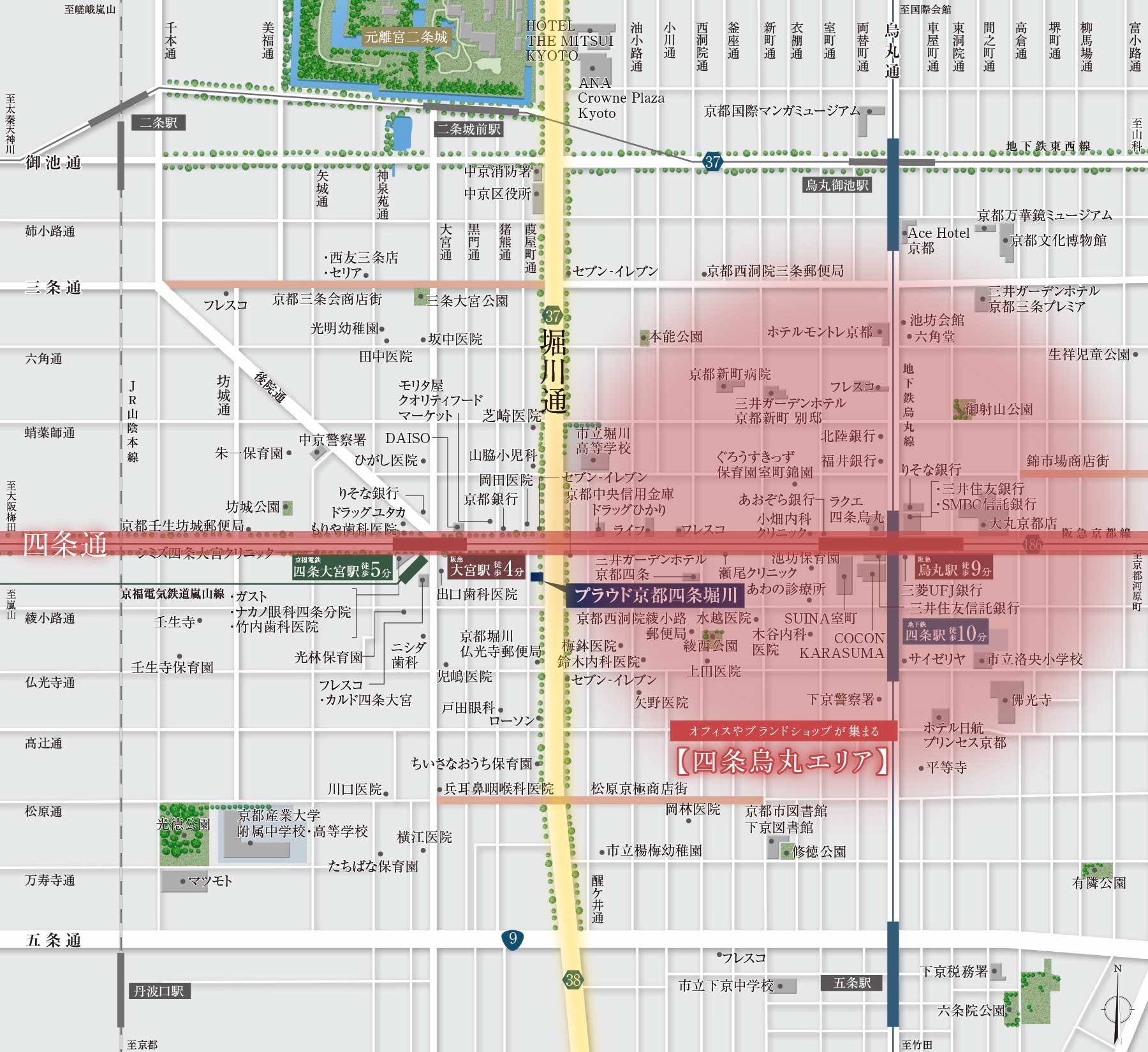 現地案内図