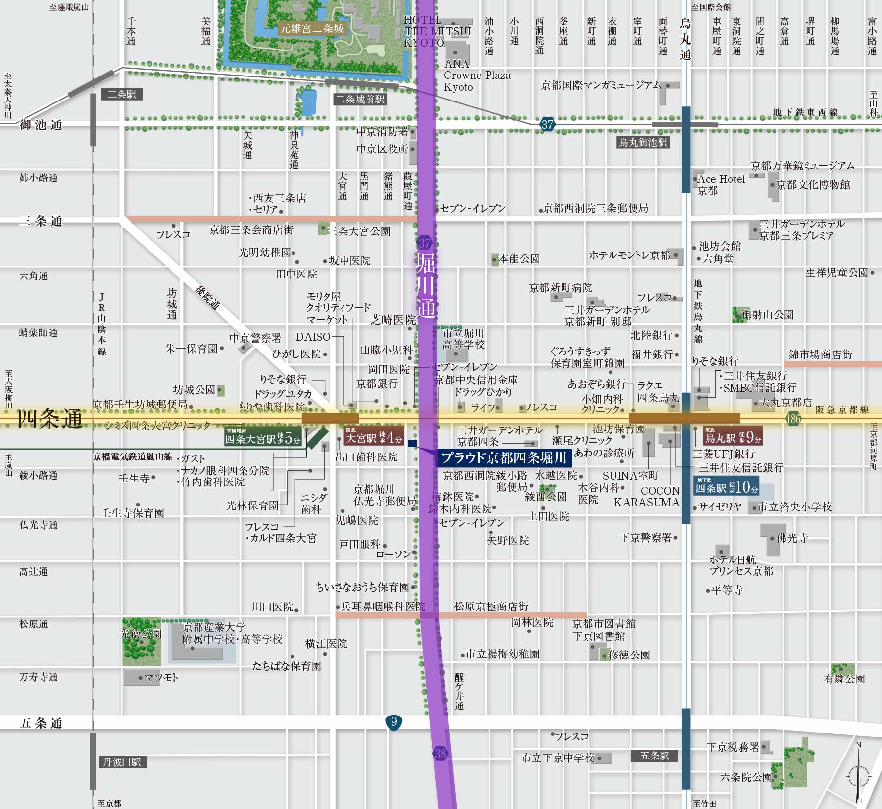 現地案内図