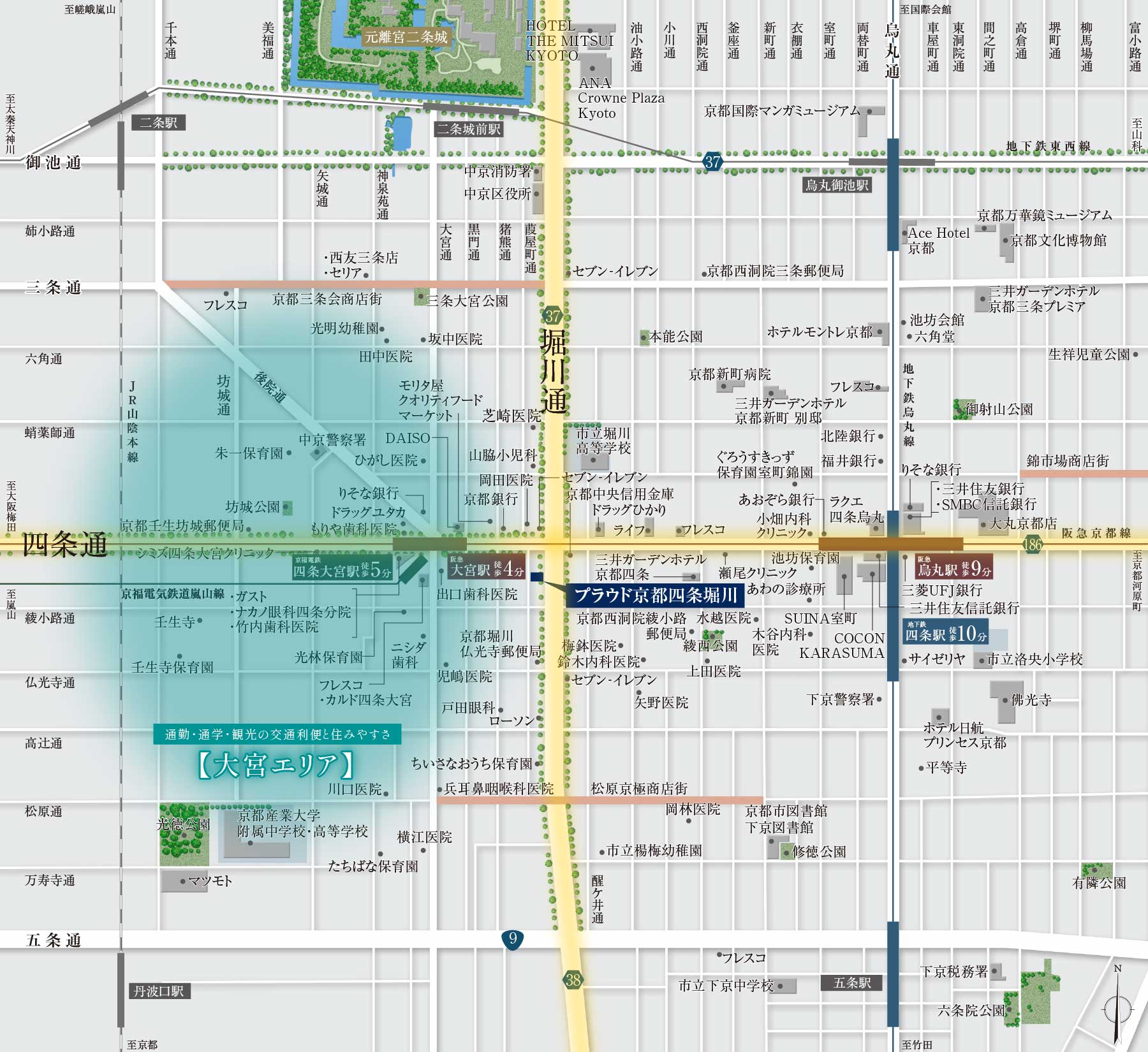 現地案内図