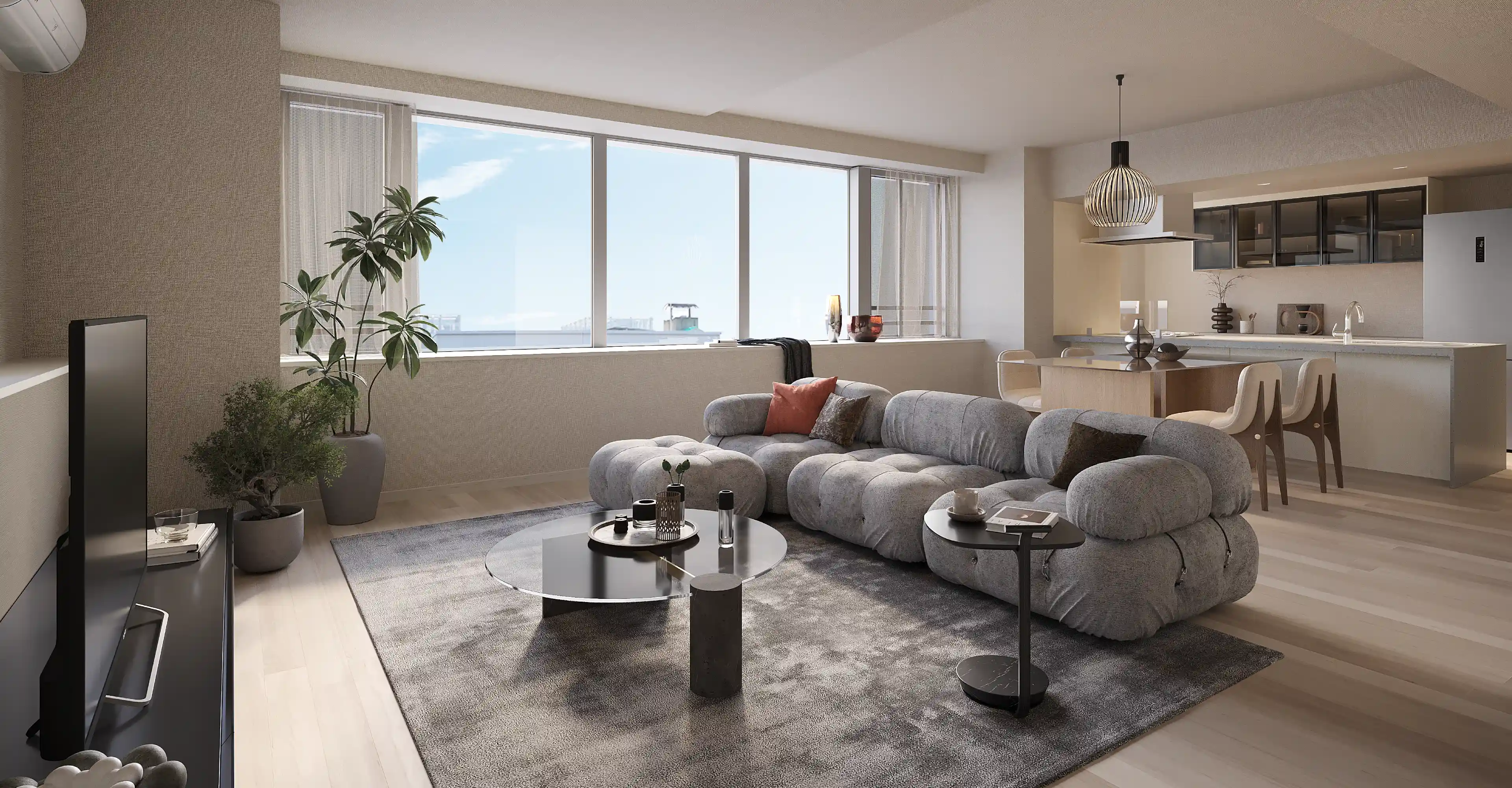 専有部完成予想CG（Hタイプ）