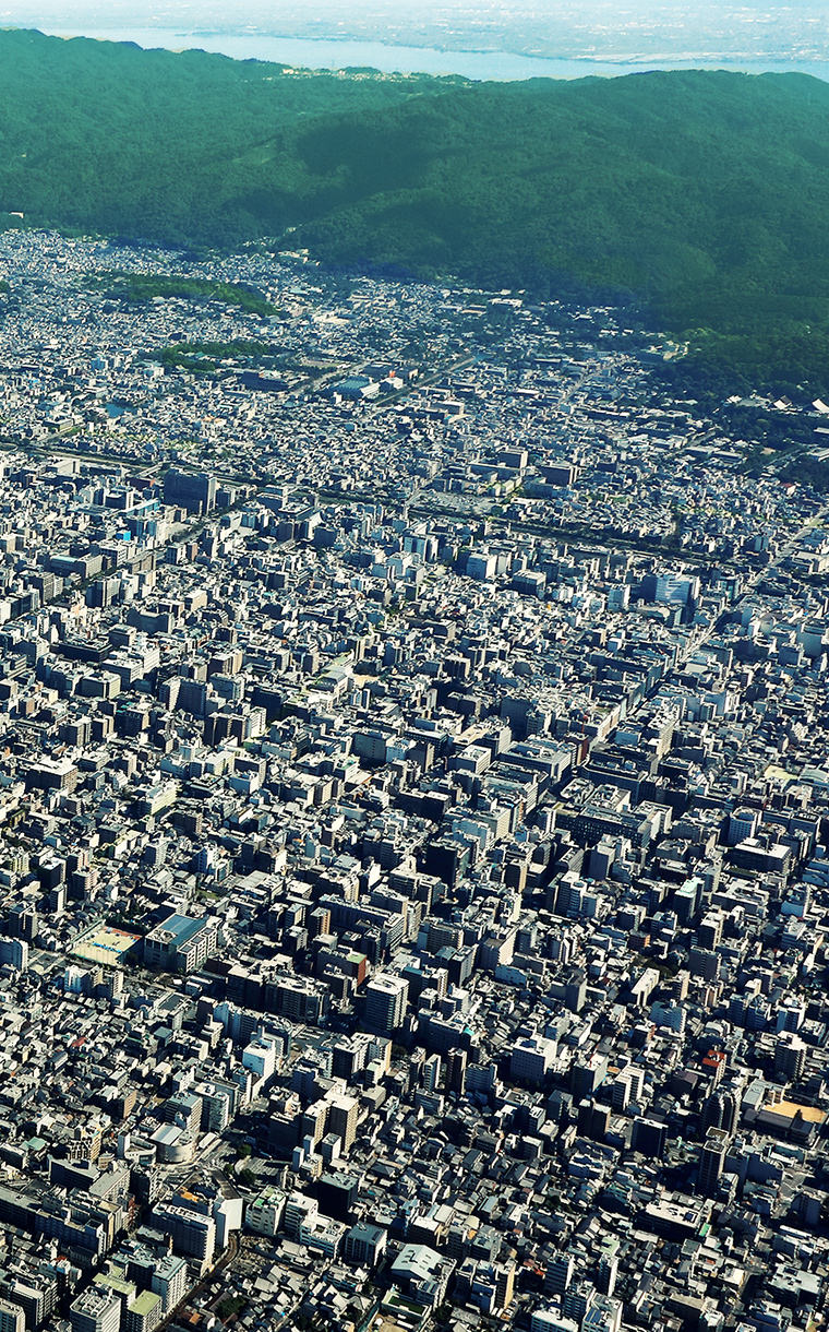 航空写真のアニメーション
