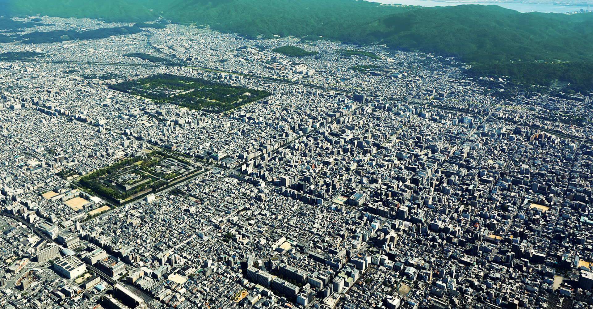 航空写真のアニメーション