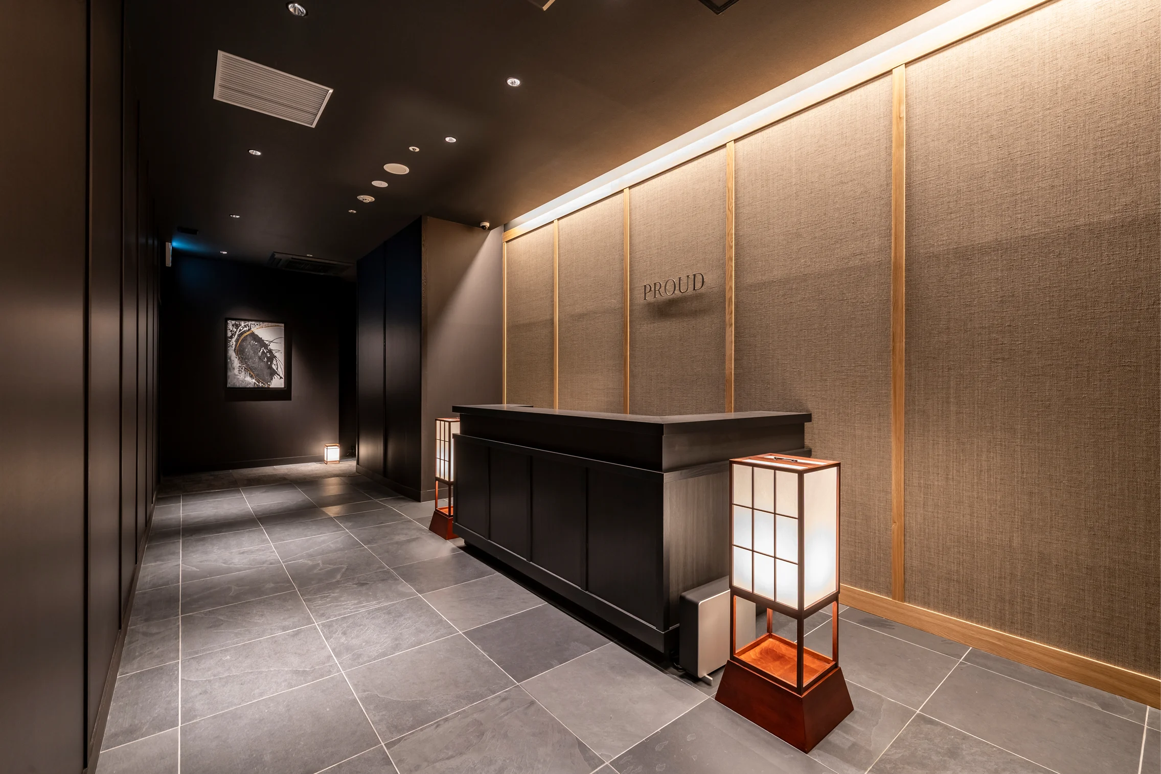 プラウドギャラリー京都受付（2025年4月撮影）