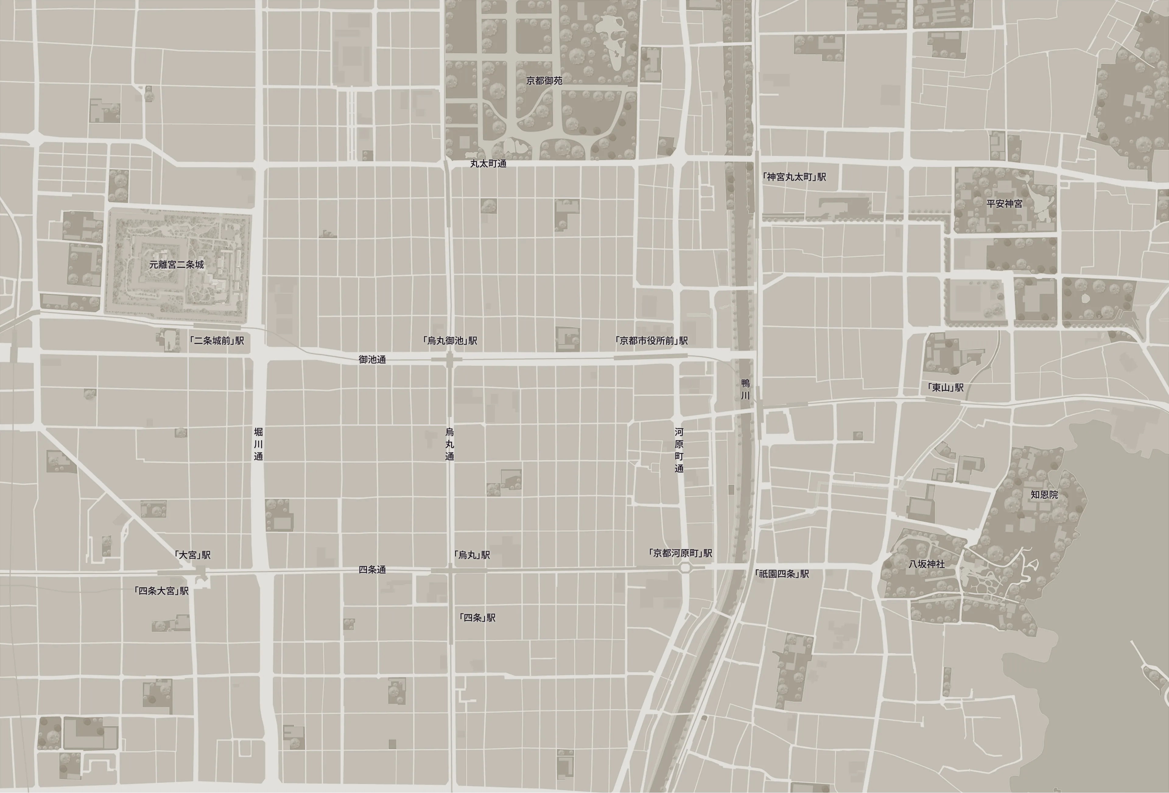 京都のプロジェクトマップ