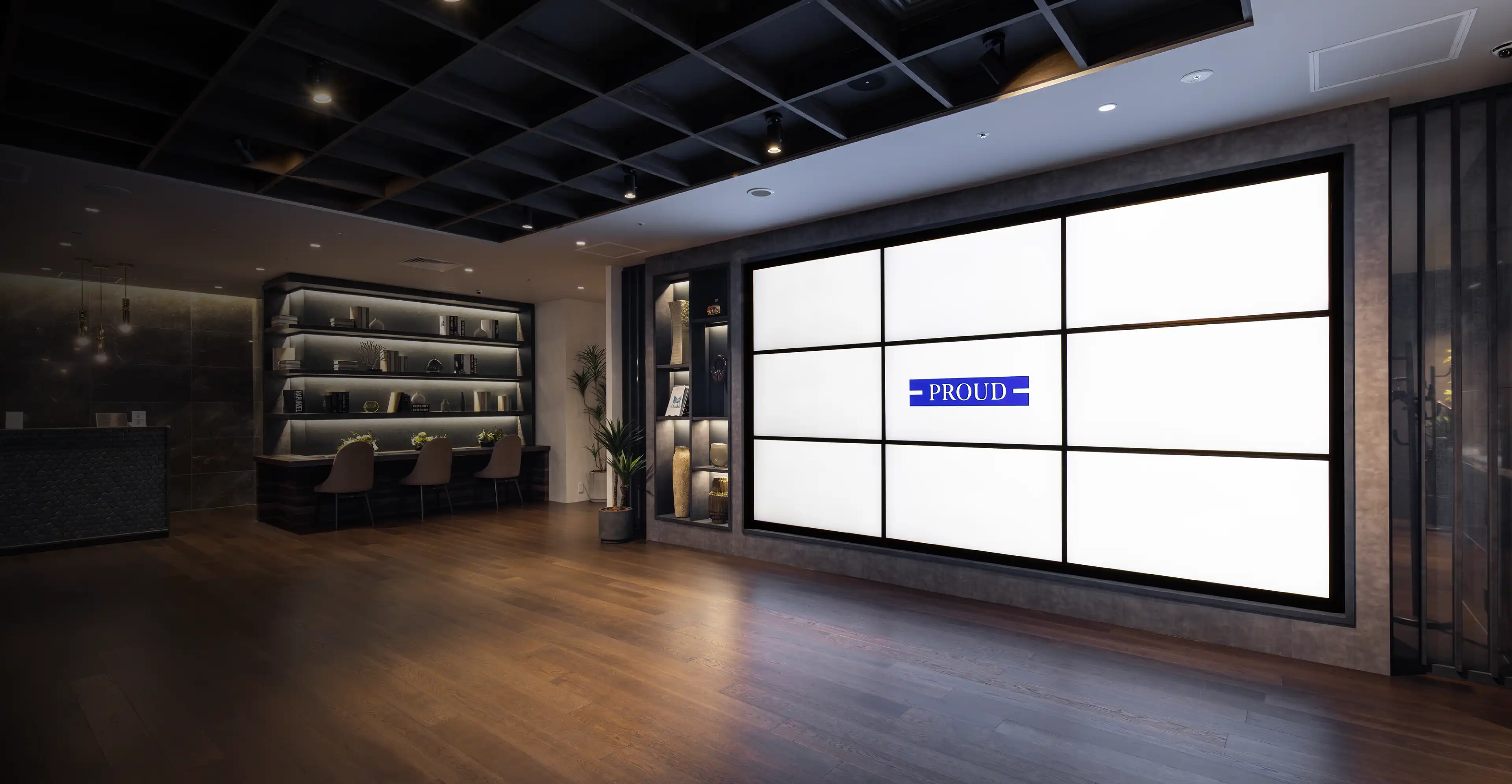 プラウドラウンジ名古屋 オープンスペース（2022年1月撮影）